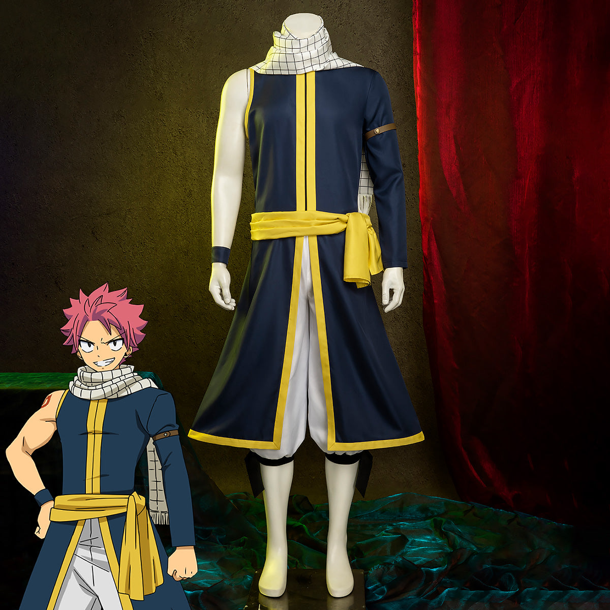 Fairy Tail: 100 Years Quest Natsu Dragneel Cosplay Costume Costume - Tophatter Daily Deals